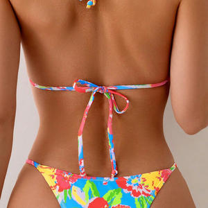 Bikinis Femme Maillots de bain personnalisés d'été Sexy Bikini Maillot de bain Femme 2 pièces Vêtements de plage Bikini réversible pour femmes - Product Image 2