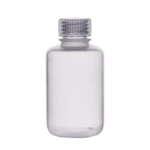 Botol plastik reagen laboratorium PP transparan mulut lebar 30ml Plastikflasche Reagenzo botol reagen