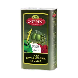 100% Made in Italy Coppini Extravirgin Olive Oil 3L Tin - Preserving the Natural Flavors and Nutrients