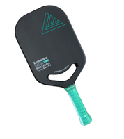 Raquette de pickleball en fibre de carbone personnalisée, professionnelle, légère, 14 mm, avec balles de pickleball
