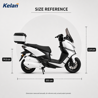 Nouveau modèle OEM Moto électrique Enduro connectée intelligente, vélo électrique à pneus larges, longue autonomie, pour trajets urbains