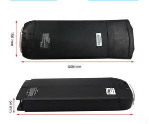 Batterie de vélo électrique AMPERE ALTER 36V 17.5Ah pour vélo électrique pliable à cadre bas 48V 14Ah pour EMMO Vgo C, vélo électrique <span class=keywords><strong>Evelo</strong></span> Galaxy Lux - Product Image 1