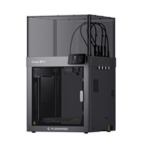 Imprimante 3D Flashforge Creator 5 Pro à 4 têtes d'impression, 300 mm/s, multicolore, FDM, 256x256x256 mm, 65 ° Chambre chauffée C sans purge de déchets