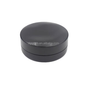 Emballage de boîte à coussin d'air rond vide personnalisé rond noir 12g 15g fond de teint BB <span class=keywords><strong>CC</strong></span> étui à poudre crème correcteur avec houppette - Product Image 5