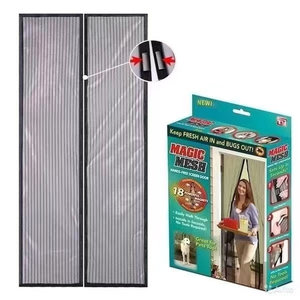 Mosquitera Magnética <span class=keywords><strong>para</strong></span> Puerta, Malla Antimosquitos, Cortina Magnética con Tira Magnética, Cortina Magnética <span class=keywords><strong>para</strong></span> Puerta con Succión Magnética - Product Image 1