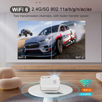 Projecteur intelligent P21 personnalisable OEM, Full HD 1080P, 500 ANSI, Android 13, mise au point automatique, 1 Go, 16 Go, vidéo 4K, home cinéma portable, extérieur