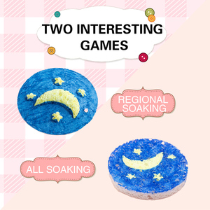 Hình dạng tùy chỉnh Tự làm ba chiều tạo bọt kết cấu sơn màu graffiti nén gỗ bột giấy Bông rửa miếng bọt biển - Product Image 2