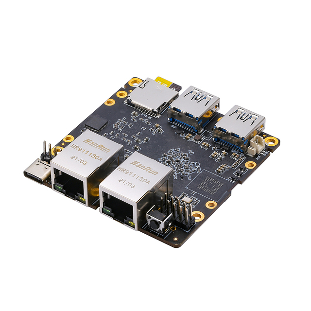 NanoPi Mini Router Dual Gbps Ethernet Rockchip RK3328 Gateways Support OpenWrt LEDE System Linux MotherBoard