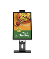 Kiosque de paiement en libre-service WUXIN 15,6-23,8 pouces Android/Linux, appareil POS, Intel Core I3/i5/i7, sur pied, avec imprimante intégrée de 80 mm