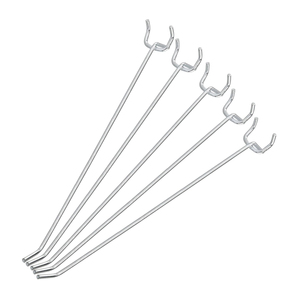Factory Direct Heavy Duty Metal Pegboard Display <b>Hooks</b> with Chrome Plating Adjustable <b>for</b> <b>Hanging</b> Goods - Product Image 2