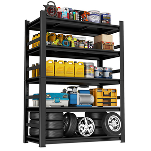 5-Tier <strong>Wire</strong> Mesh Storage Shelf with 150KG Load, Steel <strong>Rack</strong> and Shelving System for Warehouse Goods Storage - Product Image 1