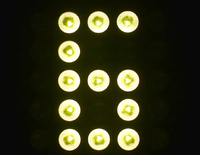 Projecteur COB Blinder 5x5 LED Matrix RGBW 4 en 1, lumière 25*12w LED Blinder