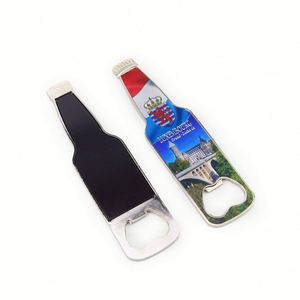 Refrigerator Decor Customised Aluminum Alloy Magnetic Roma Czech Souvenir Bottle Wine Opener With Magnet - Product Image 1