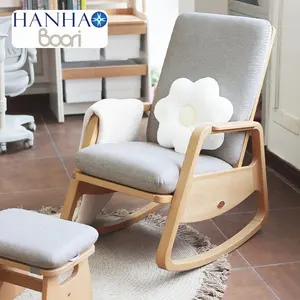 Nur B2B Boori Modernes Wohnzimmer Holz Entspannende Ruhe Schaukel sofa Stuhl Für Mütter Erwachsene