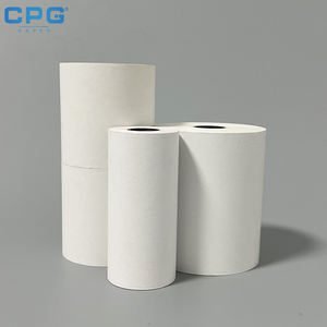 Papier thermique sans BPA personnalisé par le fabricant, 80x70 mm, 55 g/m², pour la livraison de nourriture, les chaînes de restauration rapide, surface lisse, rouleau de papier pour reçus de point de vente - Product Image 1