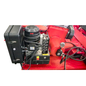 Elevador de Autos de Dos Postes Rojo con Cambiador de Neumáticos para Mantenimiento y Reparación de Vehículos - Product Image 6
