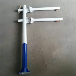 गैल्वनाइज्ड 10एम 12एम 15एम स्ट्रीट कैंटिलीवर पॉलीगोनल कॉनिकल गैन्ट्री सीसीटीवी पोल ट्रैफिक सुरक्षा कैमरा पोल - Product Image 5