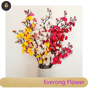 Venta al por mayor directa de buena calidad King of Plum Blossom Decor Flores artificiales al aire libre - Product Image 2