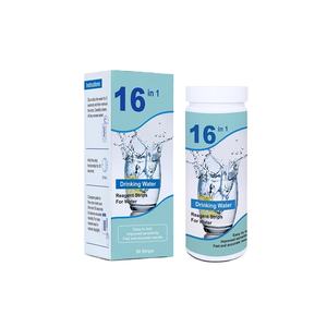 Kit di Analisi dell'Acqua 16-in-1 di Alta Qualità OEM ODM con Strisce Reattive per Test di Durezza, <span class=keywords><strong>Cloro</strong></span> e Acqua del Rubinetto e <span class=keywords><strong>Piscina</strong></span> - Product Image 2