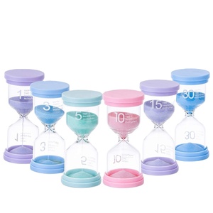 Juego <span class=keywords><strong>de</strong></span> 6 <span class=keywords><strong>Relojes</strong></span> <span class=keywords><strong>de</strong></span> <span class=keywords><strong>Arena</strong></span> para Niños, Reloj <span class=keywords><strong>de</strong></span> <span class=keywords><strong>Arena</strong></span> <span class=keywords><strong>de</strong></span> Plástico con Forma <span class=keywords><strong>de</strong></span> Cepillo <span class=keywords><strong>de</strong></span> Dientes para Juegos <span class=keywords><strong>de</strong></span> Niños Pequeños, 1/3/5/10/15/30 Minutos - Product Image 1