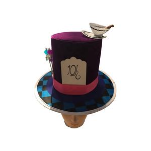 <span class=keywords><strong>Sombrero</strong></span> de Té Personalizado de Mad Hatter para Halloween, Carnaval, Fiestas y Juegos de Rol - Product Image 2
