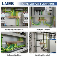 Cuivre pur 3/5/7 trous zéro sol Bus Bar terre bornier 2*15mm laiton Machine chambre boîte de Distribution pour connexion PCB