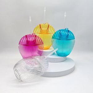 Vaso de Plástico con Forma de Concha en Oferta, para Fiestas en la Playa, Festivales, Jugos, Bebidas Frías - Product Image 2