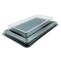 Plateau de rangement pour mémoire avec couvercle, compatible avec 10 cartes DIMM longues (DDR4 / DDR3 / DDR2 / DDR pour ordinateur de bureau) et 25 cartes pour ordinateur portable, emballage ESD