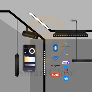 Proyecto <span class=keywords><strong>de</strong></span> oficina Focos magnéticos Rejilla Luz <span class=keywords><strong>de</strong></span> inundación Empotrada Negro Blanco Smart <span class=keywords><strong>Dali</strong></span> Atenuación Sistema <span class=keywords><strong>de</strong></span> iluminación <span class=keywords><strong>de</strong></span> pista <span class=keywords><strong>de</strong></span> bajo voltaje - Product Image 6