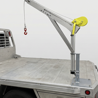 Grue de levage industrielle portable en aluminium, pliable, de qualité professionnelle, pour le démontage de boîtes de vitesses et le remplacement de moteurs, pour atelier et pont de bateau, grue manuelle