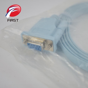 <span class=keywords><strong>RS232</strong></span> Serieal <span class=keywords><strong>DB9</strong></span> a RJ45 Cables Conectores hembra a macho para cable de consola - Product Image 5