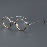 Monturas de Gafas sin Aro de Diseño Japonés, Montura Interior Ultraligera, Gafas de Lujo con Protección Contra Luz Azul para Lectura en la Oficina
