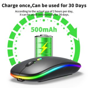 <strong>Mouse</strong> Manufacturer Custom Logo Rechargeable Slim Silent bluetooth <strong>Mouse</strong> 2.4G Wireless Portable Optical Office <strong>Mouse</strong> <strong>with</strong> <strong>USB</strong> - Product Image 6
