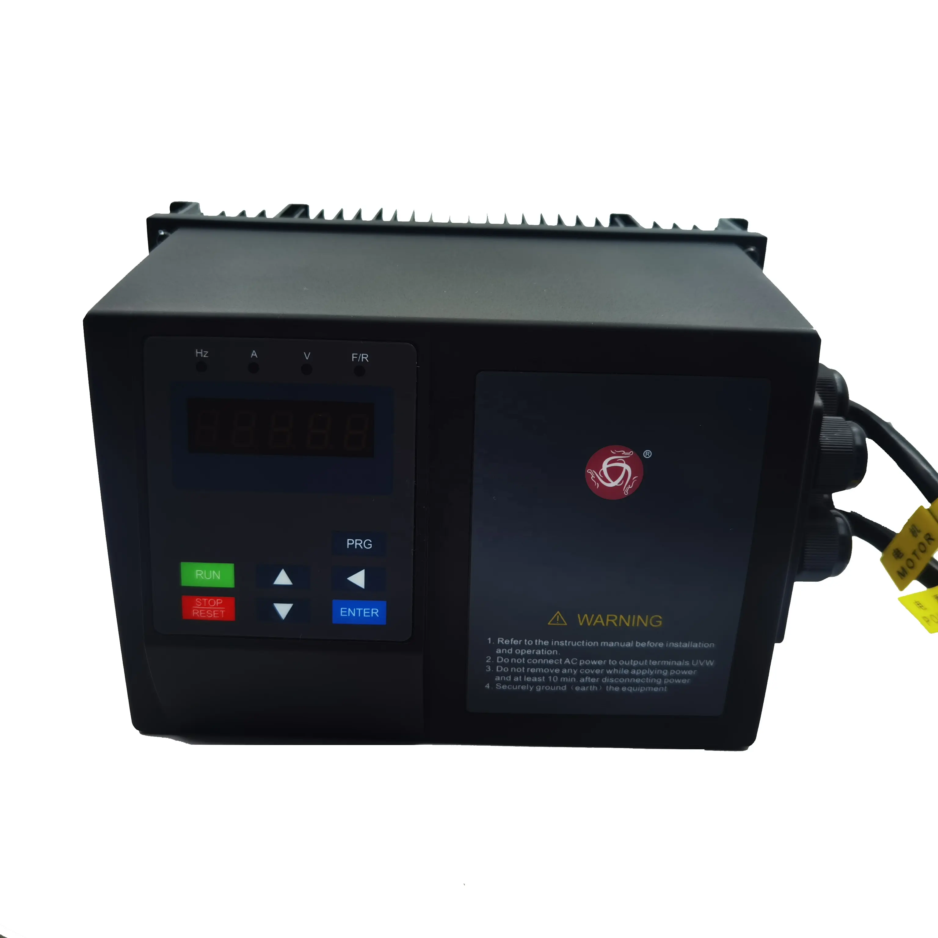 ZONCN Inverter Frekuensi 380V VFD, Konverter Penggerak Motor AC Perlindungan IP65/IP54 5HP ~ 15HP untuk Pompa Air