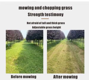 Vibrant Red Remote Control Diesel Crawler Mower 4WD <b>Gasoline</b> 22HP for Steep Hillside Brush Cutting and Slope Landscaping - Product Image 2