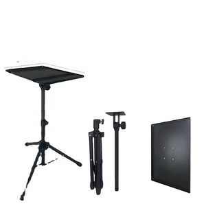 Support d'<span class=keywords><strong>ordinateur</strong></span> portable <span class=keywords><strong>pliable</strong></span> en aluminium à longueur réglable, hauteur de support 0,9 m, grand <span class=keywords><strong>plateau</strong></span> 28,5x38,5 cm <span class=keywords><strong>pour</strong></span> <span class=keywords><strong>ordinateur</strong></span> et haut-parleur DJ - Product Image 2