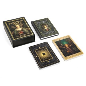 Juego de cartas Gold Edge Baraja de Tarot con impresión personalizada con una caja manual y magnética - Product Image 5
