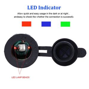 Prise USB 24V Allume-cigare Prise Cigarette Plastique Marine Voiture Bateau Accessoire DC 12V Cuivre Prise Aux Charge - Product Image 4