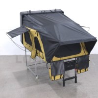 Tente de toit rigide RTT en aluminium avec housse de pluie en Oxford 420D et polyester 280G, pour 2 personnes, tout-terrain, camping en expédition