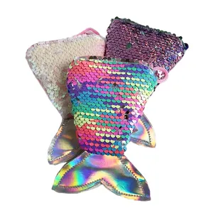 Wholesale girls little mermaid seashell small party bag many colors sequin coin purse