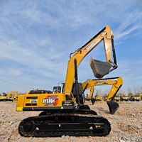 Excavatrice lourde SANY SY335 d'occasion de 33,5 tonnes, état parfait, moteur Isuzu de haute qualité, roulement PLC, modèle 2024, puissance de 212 kW