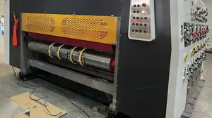 Full Automatic Corrugated Carton Box 2 Color Flexo Mini Printer Slotter Machine Corrugated Carton Printing Slotting Machinery