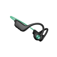 Casque à conduction osseuse Rambotech, étanche IPX7, lecteur MP3 32 Go, LED pour écouteurs, course à pied, natation, sports GC41pro