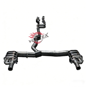 Escape Catback de Acero Inoxidable Pulido Espejo Vortex para Mercedes-Benz E300 W213 2.0T 2016-2023, Ajuste Directo, Sonido Agresivo - Product Image 1