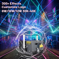 Projecteur laser RGB programmable pour extérieur IP65 8w 10w 12w pour mariage et fête