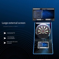 Machine à fléchettes électronique portable en métal de haute qualité pour adultes, jeu d'intérieur, fléchettes anglaises pour bar et salle de jeux