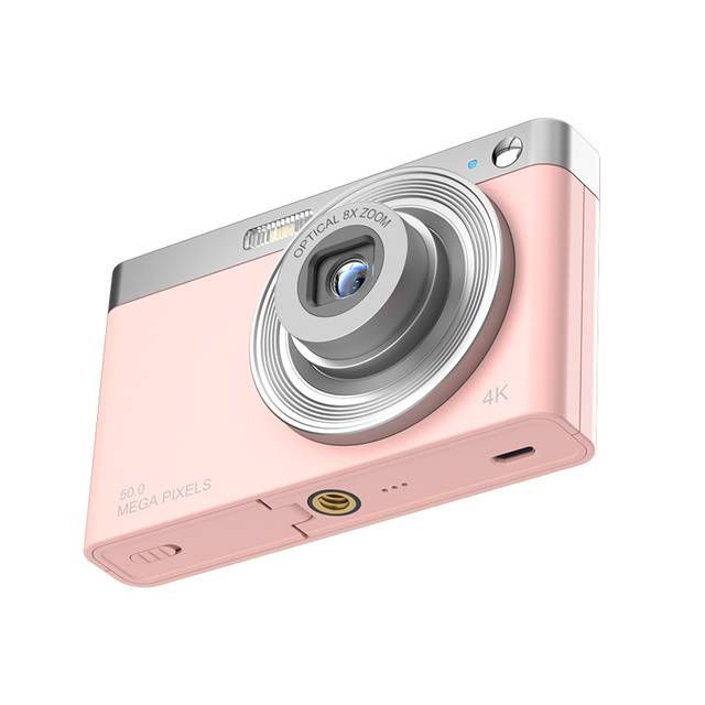 Compact Excellence: 50MP CCD Camera Featuring Optical Zoom and Vibrant IPS Display