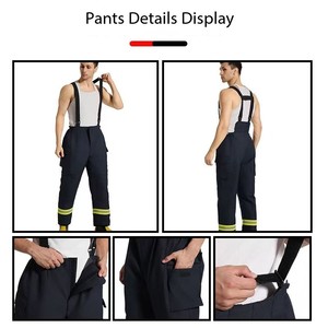 Aramidファイティングスーツ消防士用消防士制服En469 <span class=keywords><strong>4</strong></span>層3m反射ストリップNfpa 1971ジャケットとパンツ - Product Image 5