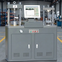 Machine d'essai de compression servo-hydraulique micro-électrique contrôlée par ordinateur 300kN pour béton HYE-300B-D