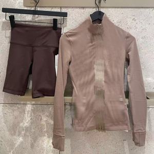 Dames LL Yoga Sets Slanke Jas Lange Mouwen Workout Sportkleding LL Fitness Hoodie Jack - Product Image 5